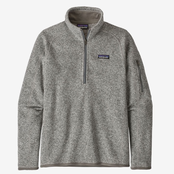 NWOT Women’s Grey Patagonia Better Sweater 1/4 Zip Fleece Size M - Picture 1 of 10